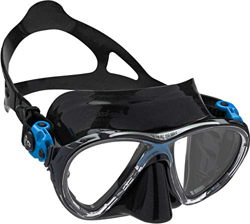 Cressi Big Eyes Evolution, Maschera Subacquea di Alta qualità Unisex-Adulto, Nero/Blu características