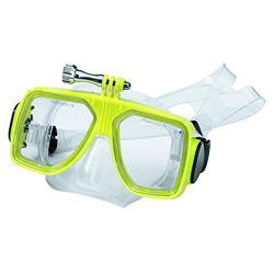 Hama 4442, Maschera da Sub Regolabile con Attacco GoPro Unisex – Adulto, Giallo, M precio