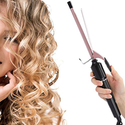 Arricciacapelli, piccoli riccioli da 9 mm, pinza per capelli professionale con temperatura regolabile Arricciacapelli elettrico a ioni negativi Strume en oferta