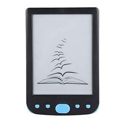 Lettore di Libri con Display in Bianco e Nero HD Portatile, Lettore di Libri, 6 Pollici per la Lettura all'aperto(Blue) en oferta