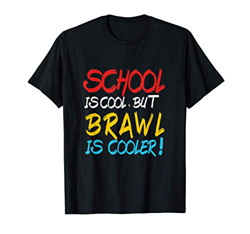 Lets BRAWL! School is cool but brawl is cooler-lets be stars Maglietta en oferta