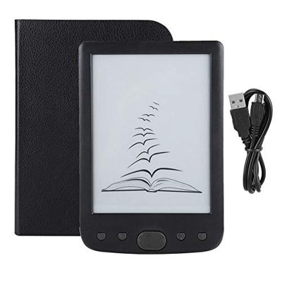 Plyisty E-Reader, E-Reader multilingue da 6 Pollici con Schermo E-Ink, E-Book Reader, Display con risoluzione 800x600, E-Book Reader di Facile Lettura