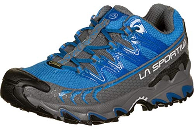 LA SPORTIVA Ultra Raptor Woman GTX, Scarpe da Trail Running Donna, Steel/Azure, 41.5 EU