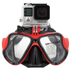 TELESIN Gopro Dive - Maschera per immersioni, con montatura compatibile con videocamere GoPro Hero3, 3+ e 4/4 Session precio