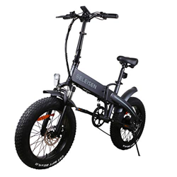 Fafrees Bicicletta Elettrica Pieghevole da 20 Pollici 48V 500W Fari Super Luminosi Bicicletta Elettrica Pneumatico Largo 4 Pollici con Strumento LCD + precio