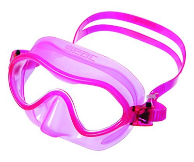 SEAC Baia Kid, Maschera Subacquea Unisex Bambini, Rosa, 4-8 Anni