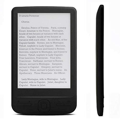 SONK E-Reader, Schermo E-Ink da 4,3 Pollici Protezione per Gli Occhi Mini Lettore di ebook elettronico RAM da 8 GB, 13 Ore di Standby Supporto per Let