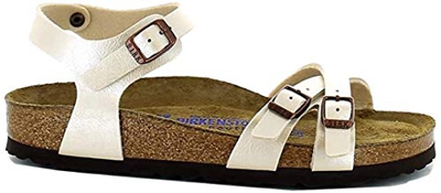 Birkenstock 26183, Sandali Donna, Bianco Perla, 37 EU