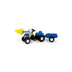 Trattore a pedali Kid New Holland T 7550 c / Ruspa e Rimorchio 023929 precio