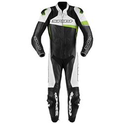 Tuta Pelle Intera Spidi Y146 R Warrior Traf. 438 Nero / verde 48 precio