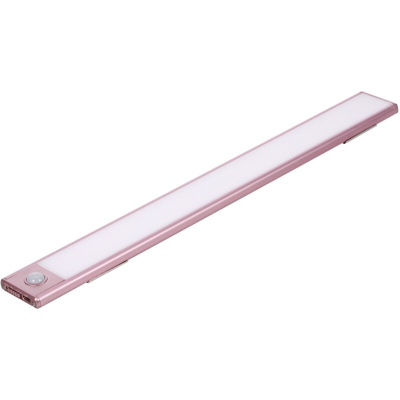 Luce di induzione LED di ricarica intelligente QQB520-35 batteria da 35 cm in oro rosa integrata