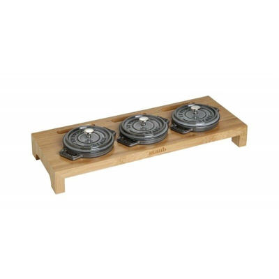 Staub - Supporto in Bambu' per Mini Cocotte