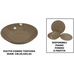 Bighouse It - PIATTO CERAMICA FONDO CM.21 TORTORA precio