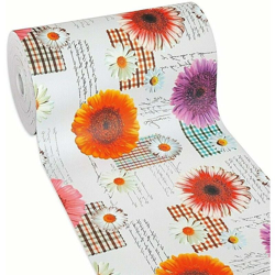 Emmevi - Tappeto Cucina Gomma Girasoli Colorato Antimacchia Antiscivolo Passatoia Varie Misure Multiuso Bagno Camera - 50x140 cm precio