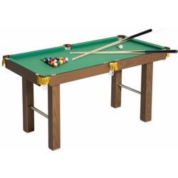 Tavolo da Biliardo con Palline Stecche e Accessori in Legno MDF 123.5x66.5x66cm precio