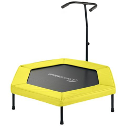 Mini Trampolino Tappeto Elastico Rebounder Esagonale da 127 cm per Fitness Palestra Allenamento Gym | Giallo características