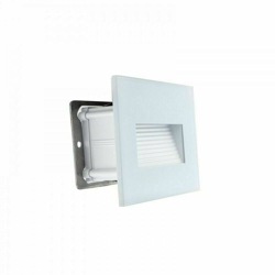 Planet Shop - Segnapasso Led 4W Incasso Cassetta 503 Ip65 Cornice Vetro Bianco Luce Naturale 4000K características