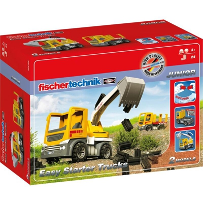 554194 Easy Starter Trucks - Spielzeugbagger Giocattoli Kit esperimenti da 3 anni - Fischertechnik