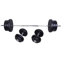 Set Bilanciere e 2 manubri pesi 70kg 14 Dischi características