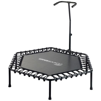 Mini Trampolino Tappeto Elastico Rebounder Esagonale da 127 cm per Fitness Palestra Allenamento Gym | Senza Cuscino