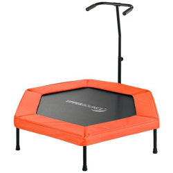 Mini Trampolino Tappeto Elastico Rebounder Esagonale da 127 cm per Fitness Palestra Allenamento Gym | Arancione características