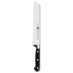 Coltello da Pane in Acciaio Lunghezza 20 cm Colore Nero e Argento - Linea Professional S precio