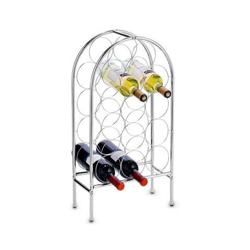 Scaffali per 14 bottiglie 33,5 x 16,5 x 62 cm cromato precio