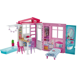 Playset Casa Loft Portatile Giocattolo Bambini con Arredi Accessori Gioco - Barbie precio