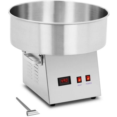 Macchina Per Zucchero Filato Professionale Cotton Candy Maker 1080W Acciaio Inox