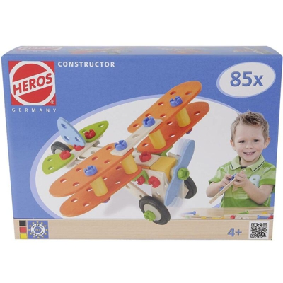 Kit pezzi per costruzioni Constructor Numero parti: 85 Numero modelli: 4 Classe di età: da 4 anni - Heros