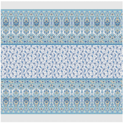 Telo Arredo 250x250 Cm Amita Azzurro, In Cotone Azzurro características