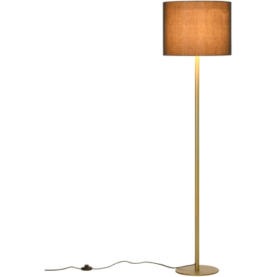 Lampada da Terra Paralume in Stoffa Design Moderno Casa e Ufficio