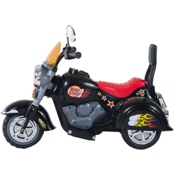 Moto Elettrica per Bambini con 3 Ruote 6V Nero precio