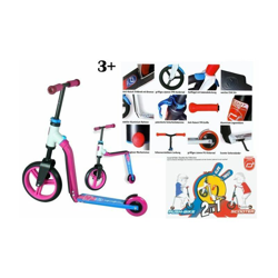 Scooter 2In1 Buddy Rsa/Blu 3+ características