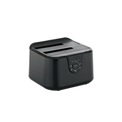 DDE02B docking station per unitÃ di archiviazione USB 3.2 Gen 1 (3.1 Gen 1) Type-B Nero - Conceptronic