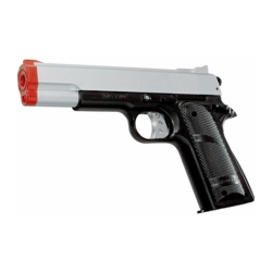 Pistola Gas Black&Silver Comp 2850 en oferta