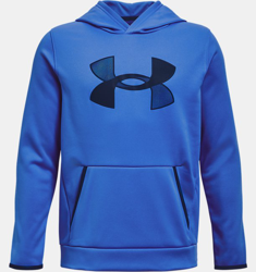 Felpa con cappuccio Armour Fleece® Big Logo da ragazzo en oferta