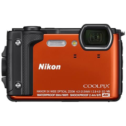 Coolpix W300 Sensore CMOS 16 Mpx Zoom Ottico 5x Video 4K Wi-Fi Bluetooth - Arancione en oferta