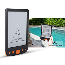 E-Reader,Portatile 6Inch 8G USB 2.0 Lettore E-book Impermeabile Libro Digitale Letto con Custodia Pelle Batteria Integrata 1800 mAh Lingue Multiple Su precio