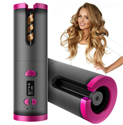 Cordless Auto Hair Curlers for long hair Automatic Curling Iron Auto Rotating Ceramic Barrel Hair Curlers for short hair Portable Electric Wand Curlin precio