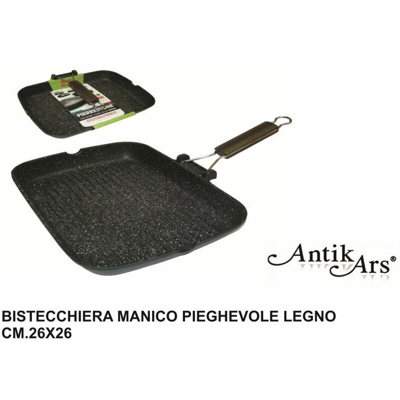 Bighouse It - BISTECCHIERA PIERRESTONE MAN. LEGNO CM.26X26