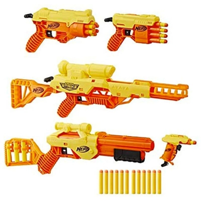 Alpha Strike Ultimate Mission Pack Fucile e Pistola Giocattolo Bambini - Nerf