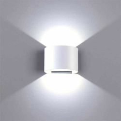 Universo - Applique A Parete 28 Led 12 W Farettoluce Bianca 6500k Interno Esterno Es44-bf en oferta