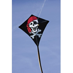 Aquilone statico Monofilo HQ Eddy Jolly Roger Larghezza estensione 680 mm Intensità del vento 2 - 5 bft precio