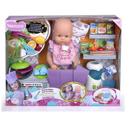 Bambola baby Chef in cucina con accessori precio