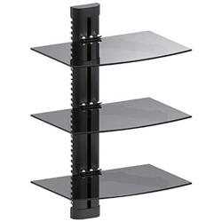 Maclean Mc-664 Dvd Supporto Da Parete Mensola Tripla In Vetro Scaffale Perché Muro Console Ps3 Ps4 Xbox características