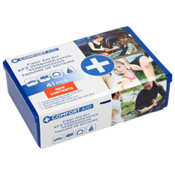 Bakaji - Scatola Primo Pronto Soccorso Kit 41 Pezzi Box Plastica Viaggio Emergenza Auto en oferta