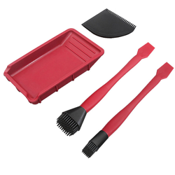 Spazzola in silicone a quattro pezzi per mobili per la lavorazione del legno che produce spazzola in silicone en oferta