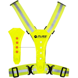 Pure2Improve Gilet da Corsa Riflettente con LED Giallo - Amarillo precio