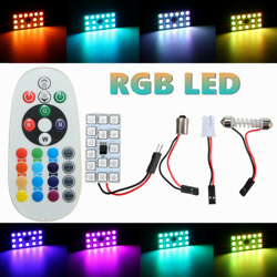 Lampadina RGB per auto Dome Reading Atmosphere 5050 SMD + telecomando características